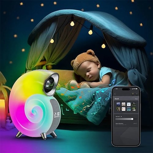 New N70 Conch Music Light Wake-up light alarm clock