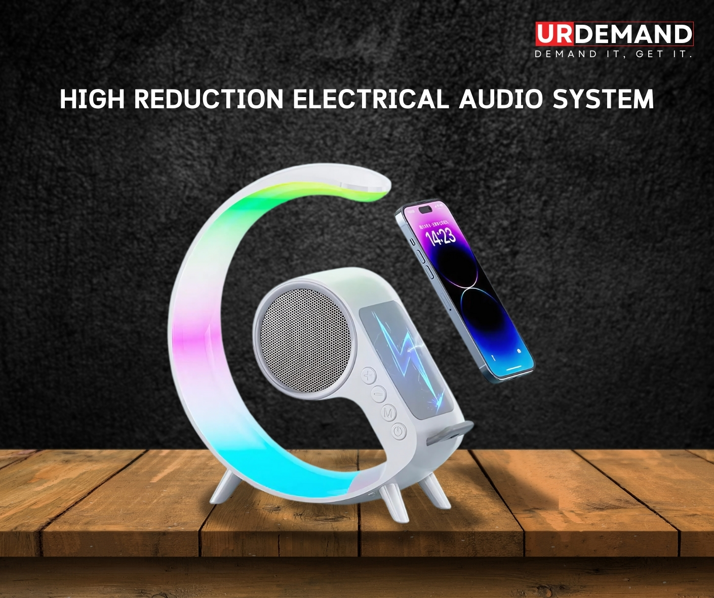 1 V520 5-in-1 Bluetooth Speaker & Lamp | Superior Sound, Wireless Charging & Lighting - Image 1