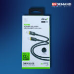 100W USB C to C Nylon Charging Cable